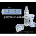 30u customized pvc shrink sleeve film label for plastic water bottle packaging